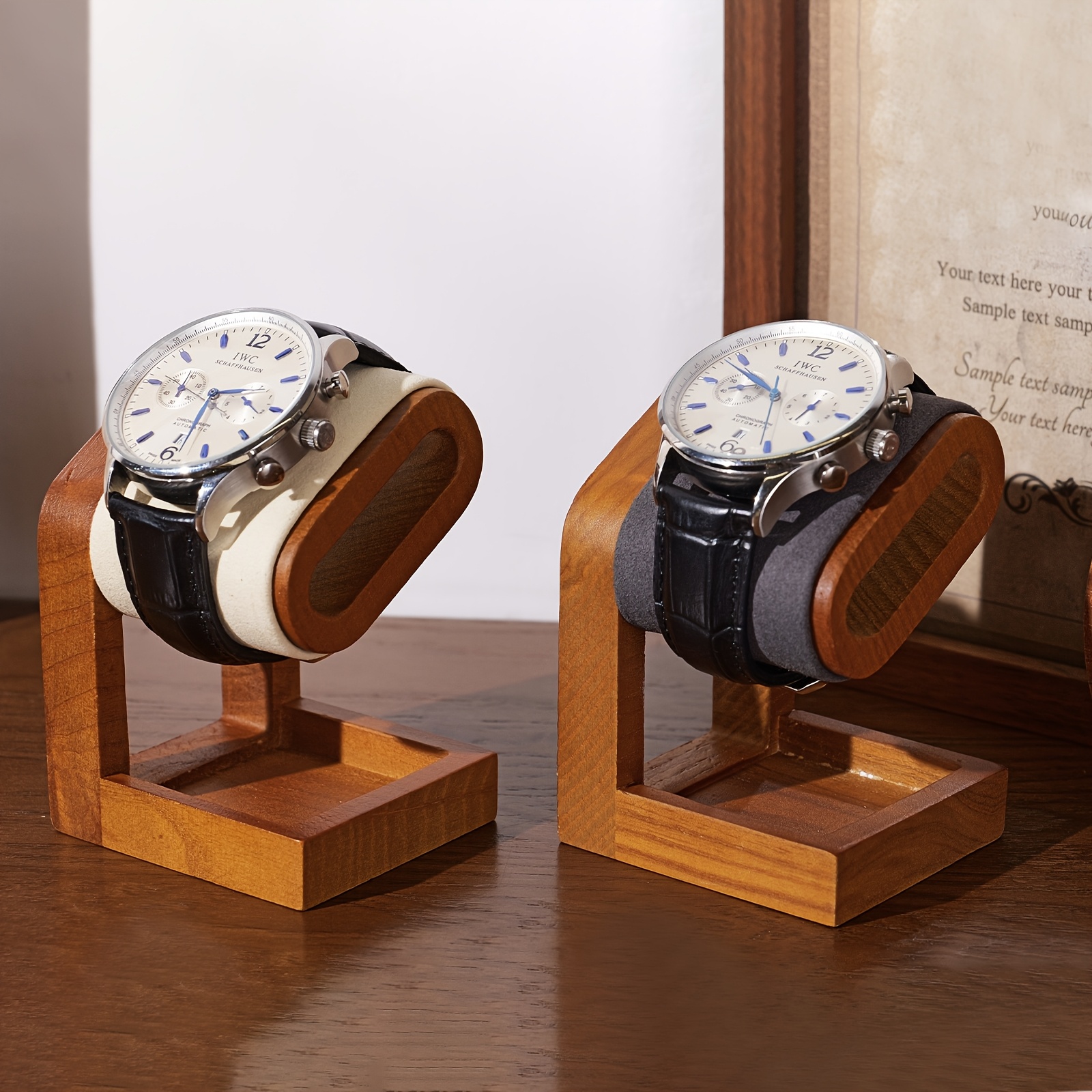 Jewelry Stores With Watches - Wooden Watch Display Stand Luxury Watch
