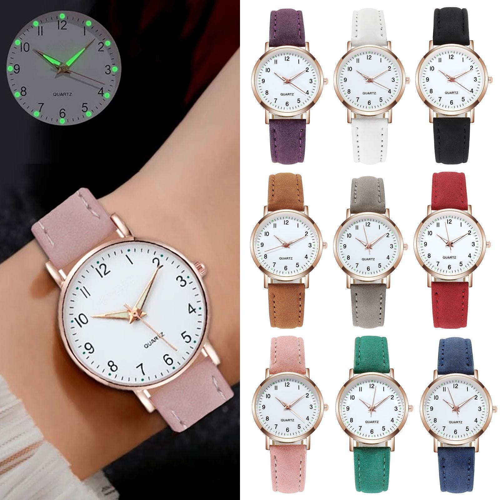 Jewelry Diamond Watches - Ladies Diamond-studded Luminous Retro Female Watch