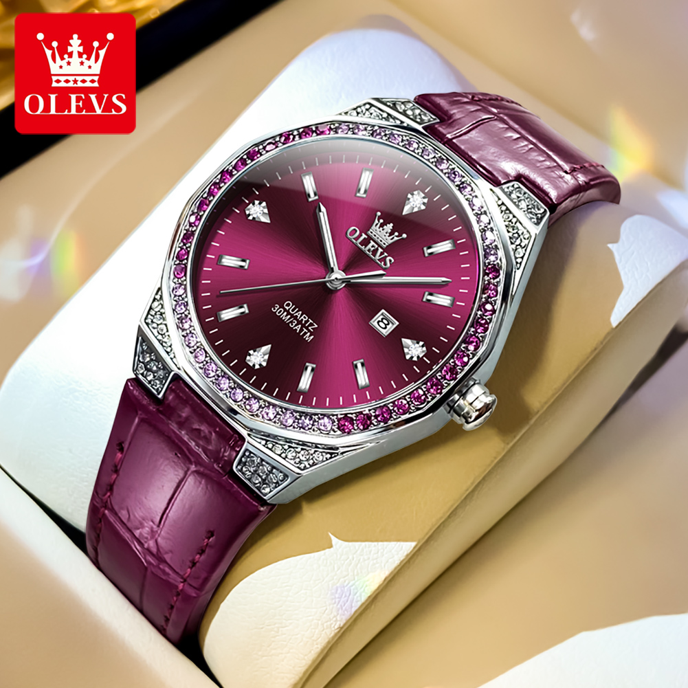 Jewelry Diamond Watches - OLEVS Original Women's Watches Diamond Lap