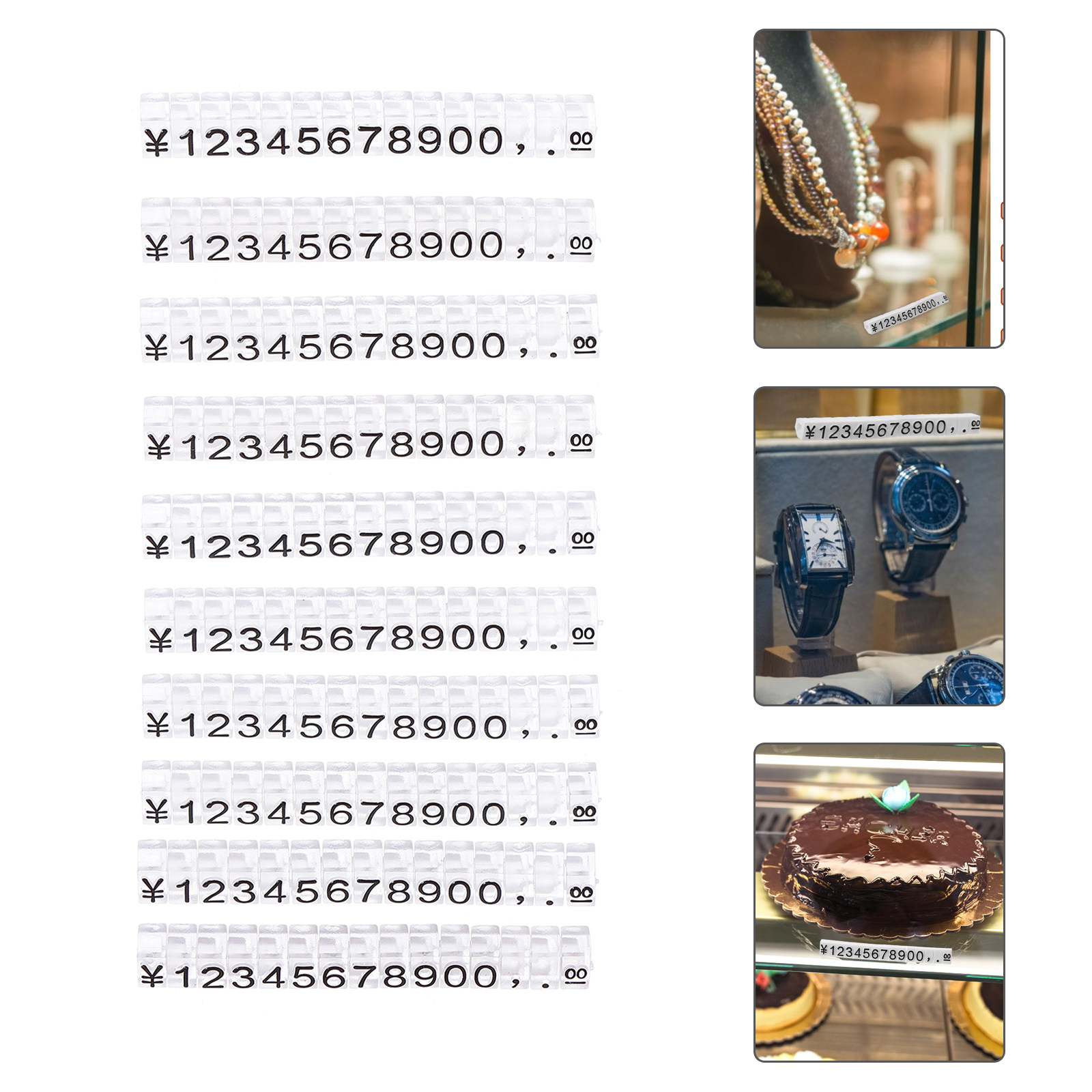 Jewelry Stores With Watches - 10Pcs Premium Plastic Jewelry Price Tags