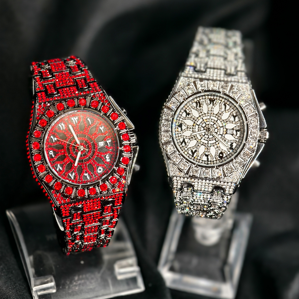 Jewelry Watches Brands - Red Diamond Watch For Men Brand