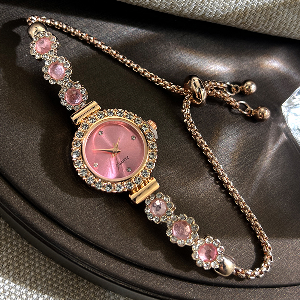 Jewelry Diamond Watches - Foreign trade chalcedony bracelet watch set