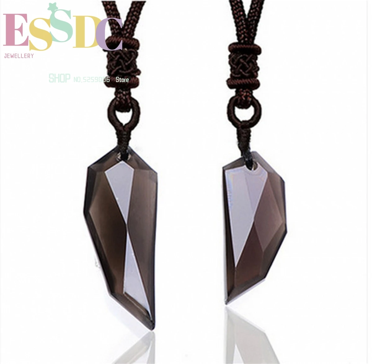 Wolf Jewelry & Watches Tampa - Wholesale Natural Obsidian Pendant Ice Color