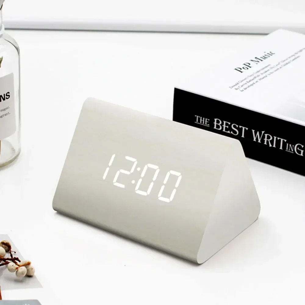 Moments Watches & Jewelry Burlington Reviews - Wall Clock Wooden Electronic Watch Desk