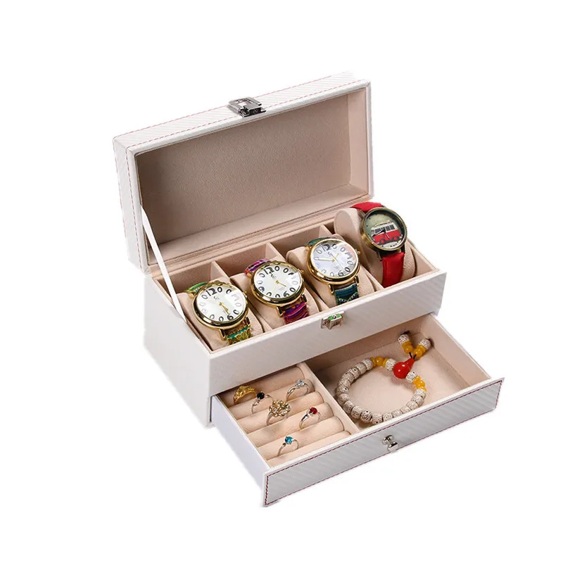 4 Slots Watch Boxes Double Car - Best Jewelry Watches 评论和价格