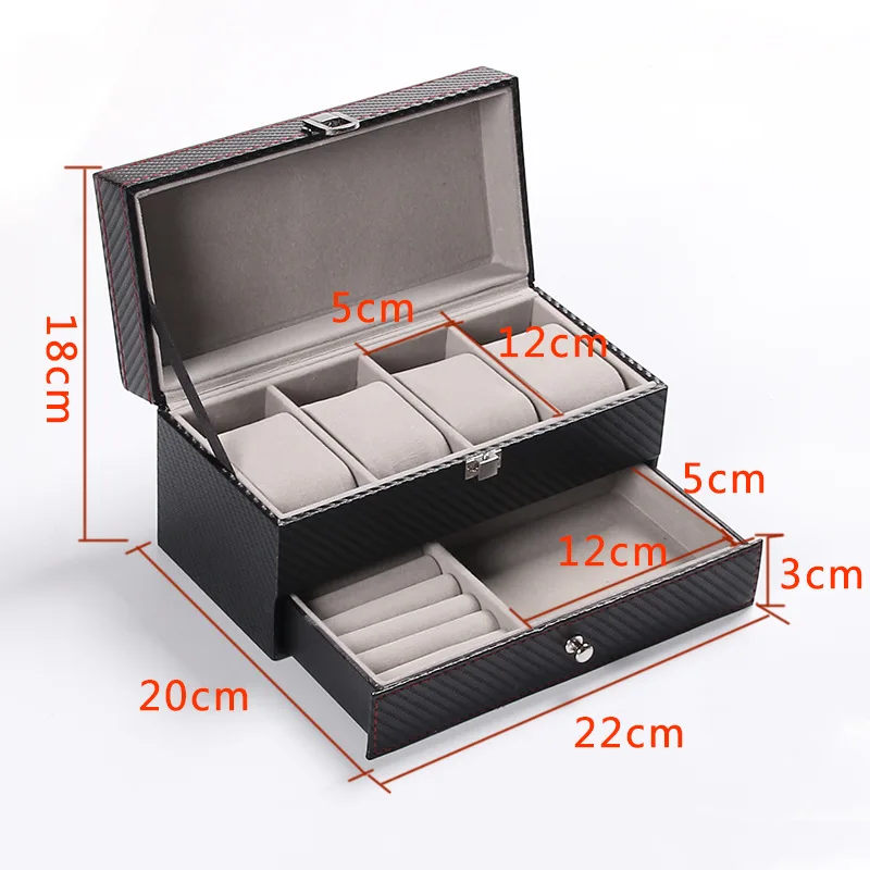 4 Slots Watch Boxes Double Car - Best Jewelry Watches 评论和价格