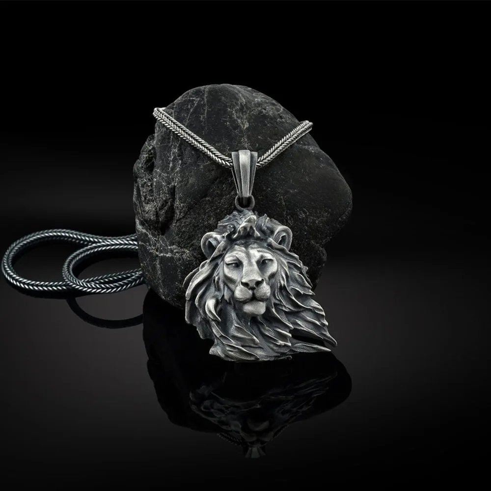 Punk Men's Wolf Head Lion Bear - Wolf Jewelry & Watches Tampa 评论和价格