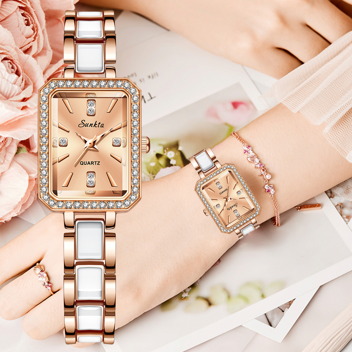 LIGE Luxury Women's Watch New  - Jewelry Diamond Watches 评论和价格