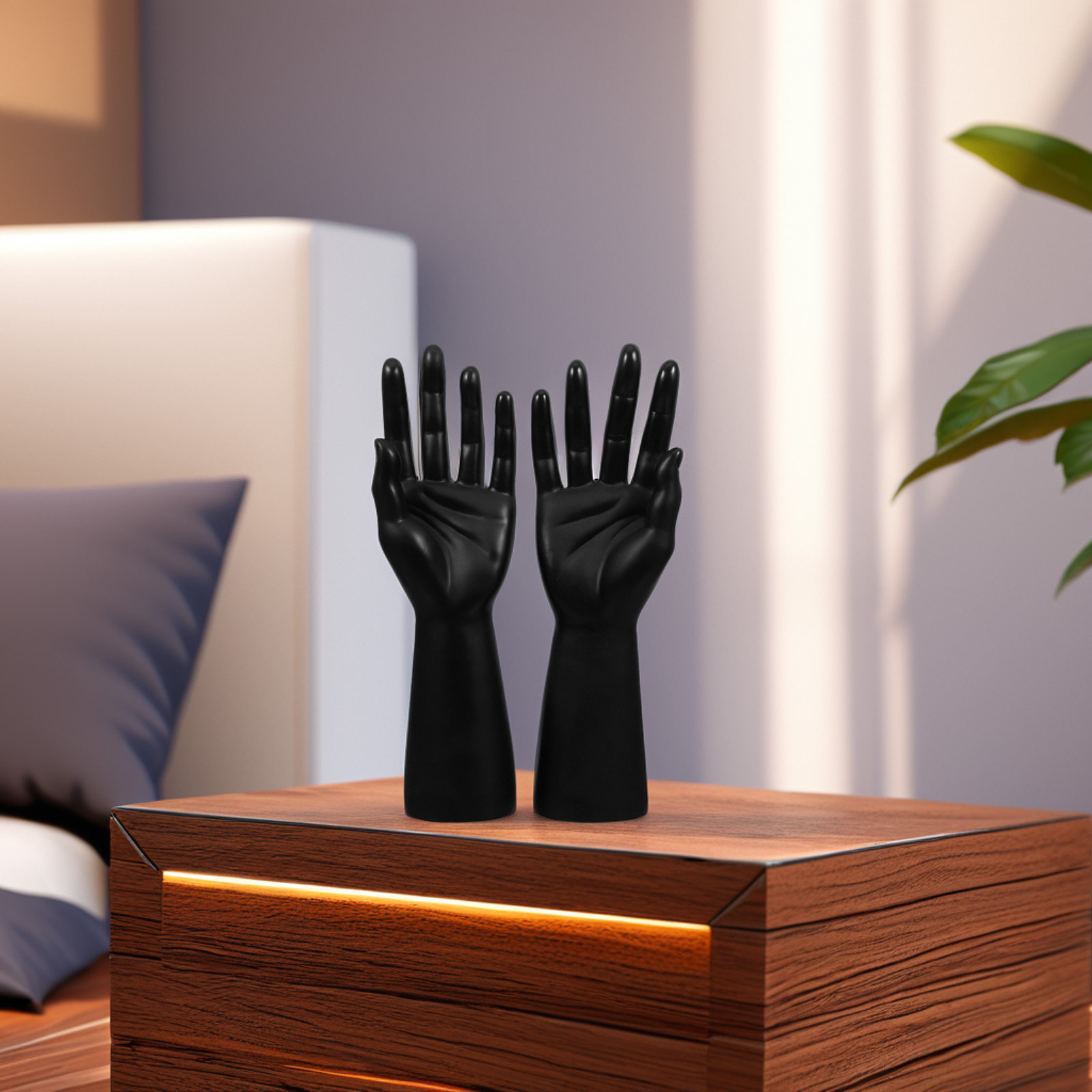 2Pcs Realistic Skin-Tone Manne - Jewelry Stores With Watches 评论和价格