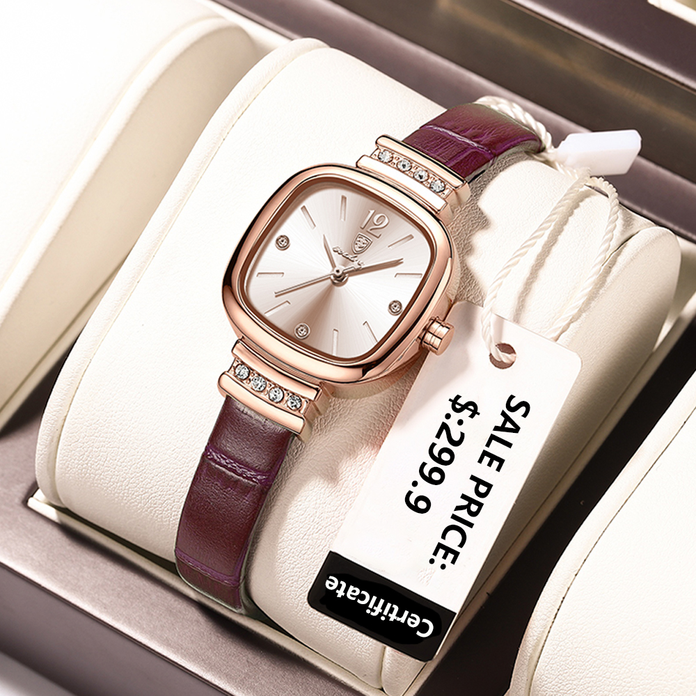 POEDAGAR Fashion Square Ladies - Jewelry Diamond Watches 评论和价格