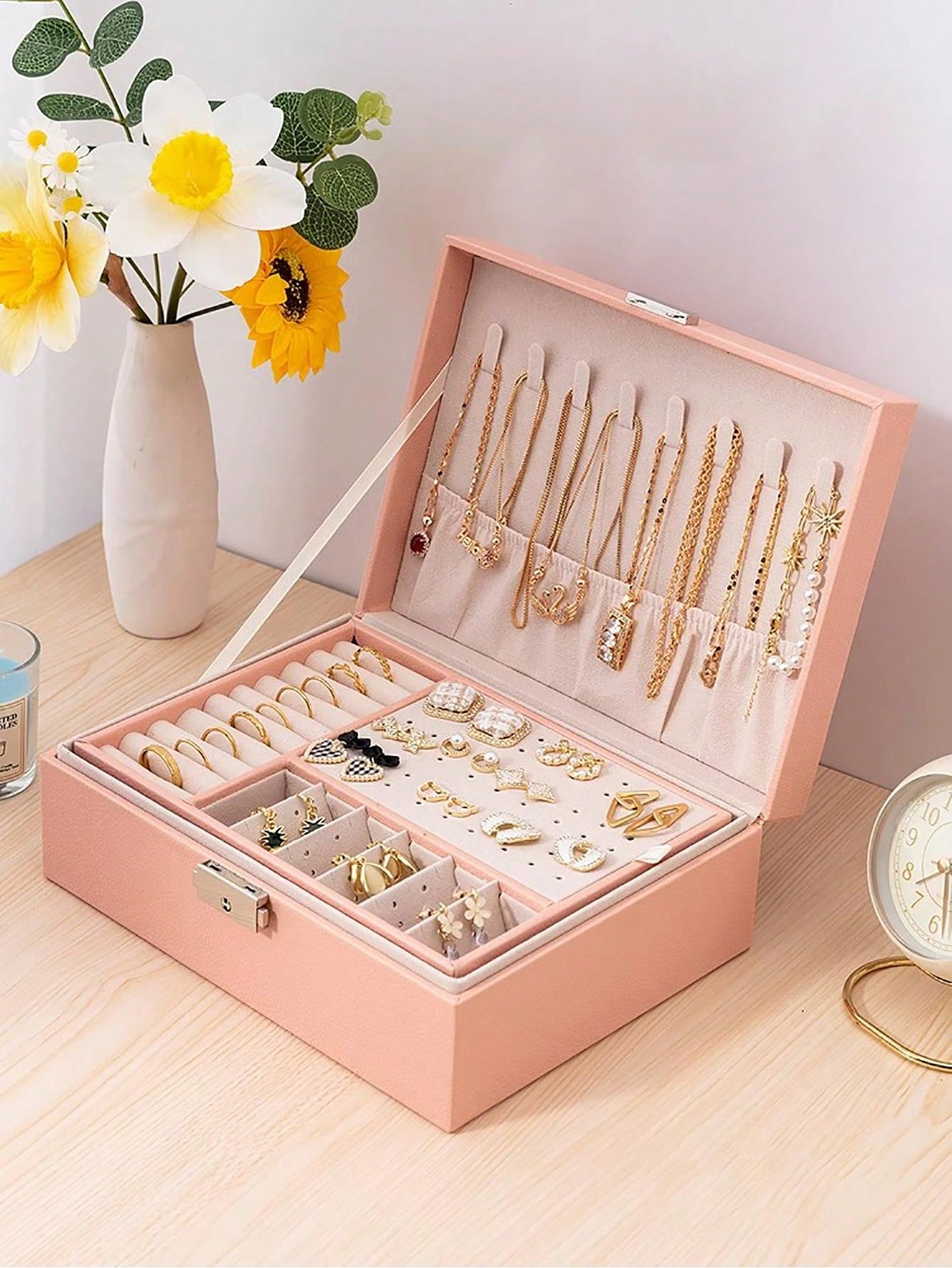 1pc Jewelry Storage Box, Large - Jewelry Stores With Watches 评论和价格