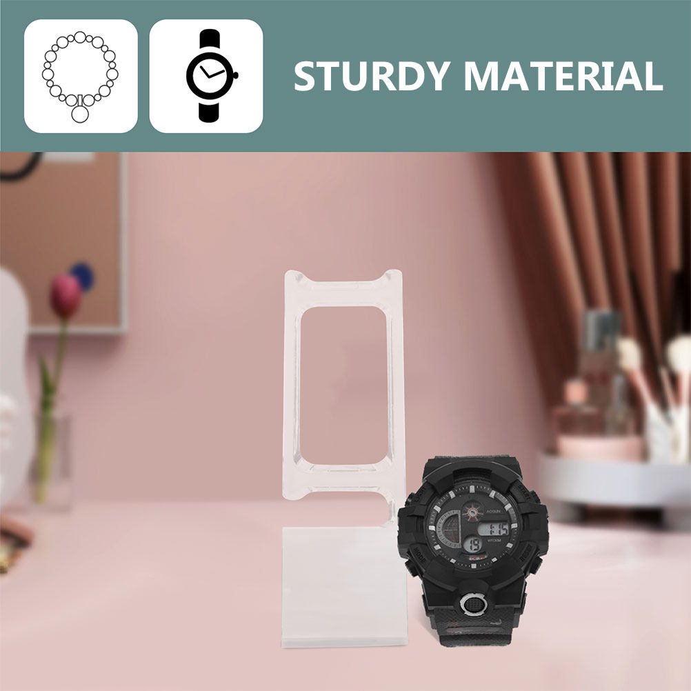 50Pcs Watch Display Stand Tran - Jewelry Stores With Watches 评论和价格