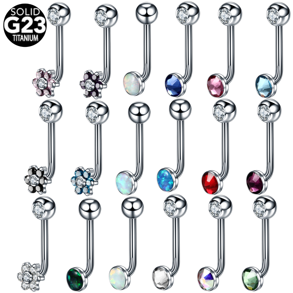 1PC G23 Titanium Opal Crystal  - Christina Jewelry & Watches Marguerite Ørestik Forgyldt Sølv 评论和价格