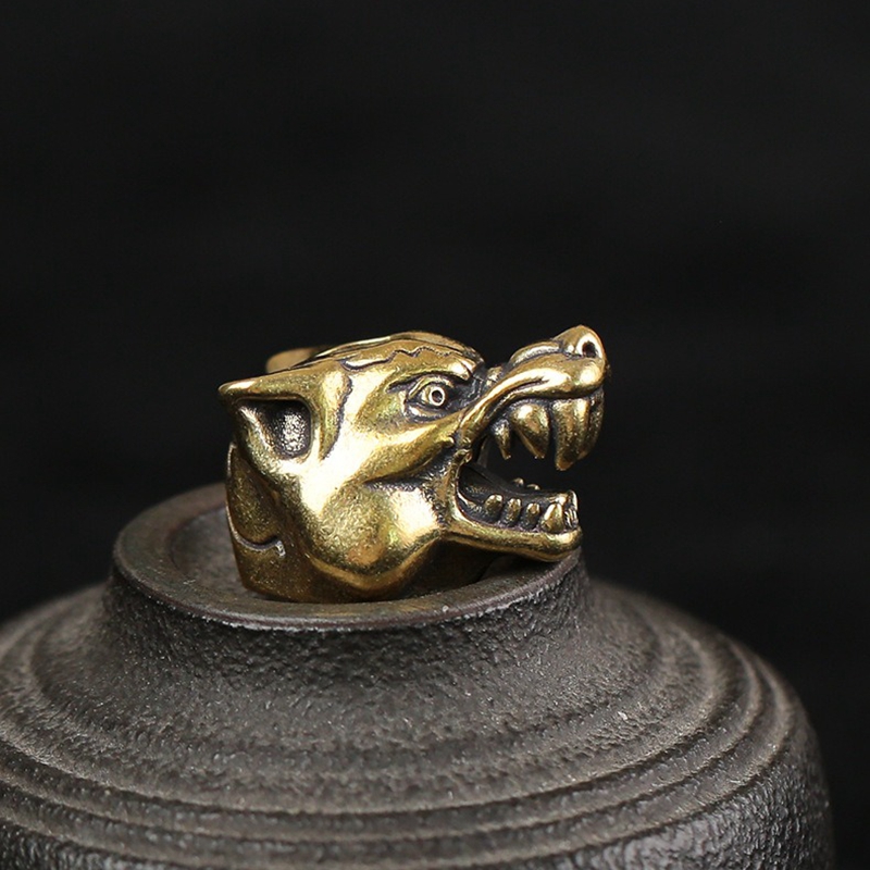Animal Wolf Warriors Head Scul - Wolf Jewelry & Watches Tampa 评论和价格