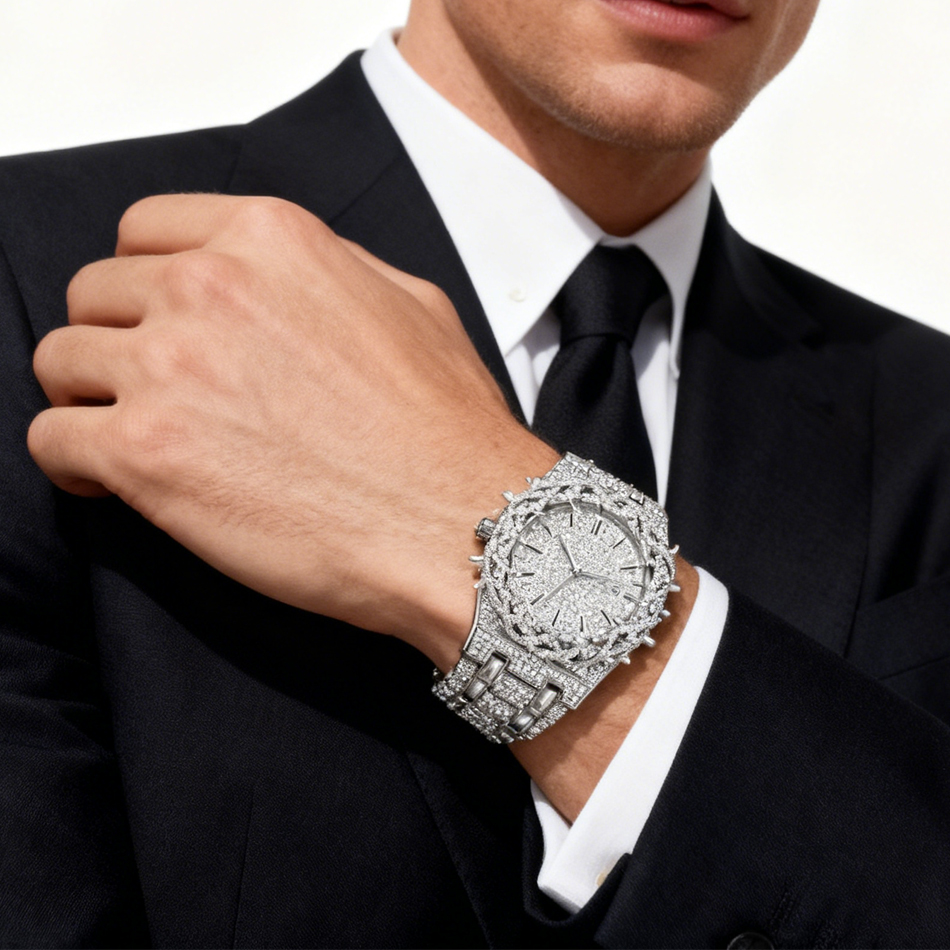 PINTIME Hot Fashion Full Diamo - Jewelry Watches Brands 评论和价格