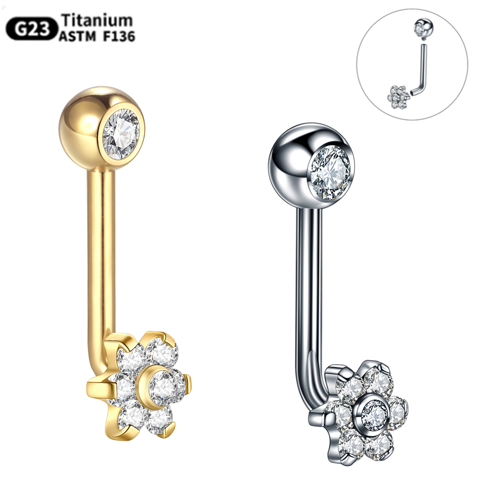 1PC Titanium Christina Piercin - Christina Jewelry & Watches Marguerite Ørestik Forgyldt Sølv 评论和价格