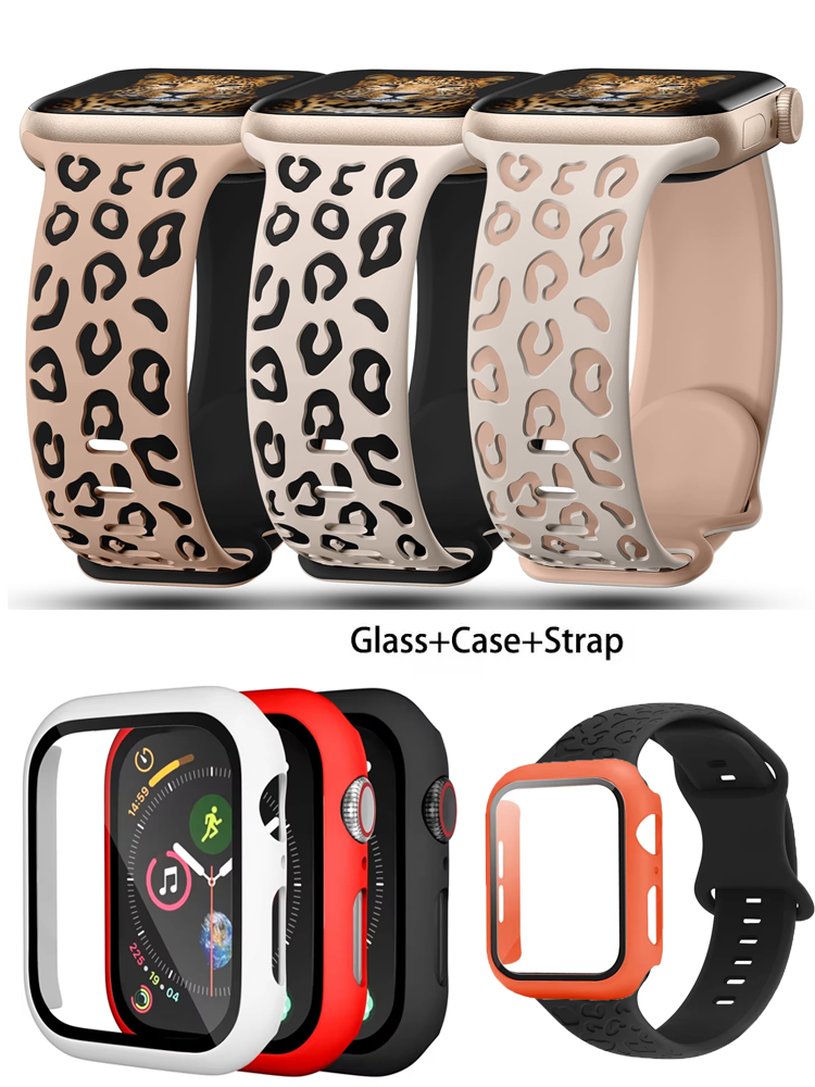 Glass+Case+Strap for Apple Wat - Jewelry Smart Watches 评论和价格