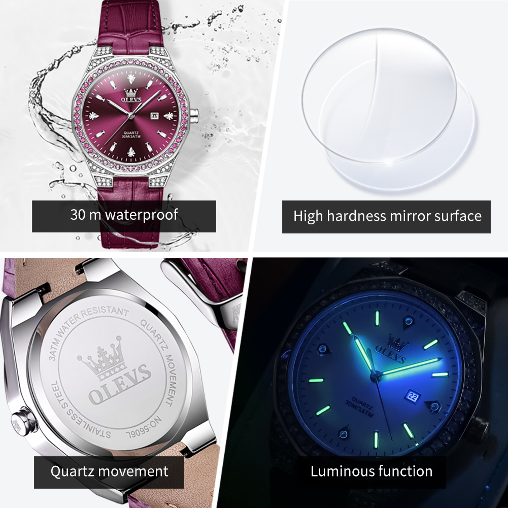 OLEVS Original Women's Watches - Jewelry Diamond Watches 评论和价格