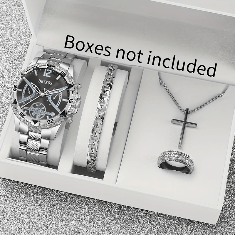 Classic Luxury Men's Watch Set - Moments Watches & Jewelry Burlington Reviews 评论和价格