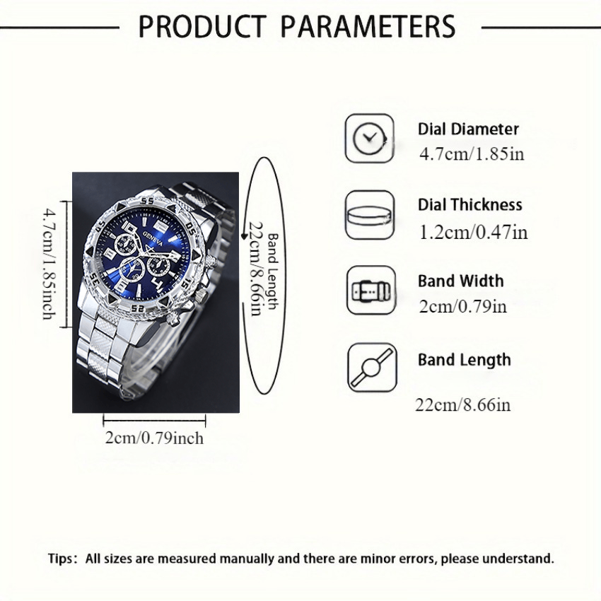 Classic Luxury Men's Watch Set - Moments Watches & Jewelry Burlington Reviews 评论和价格