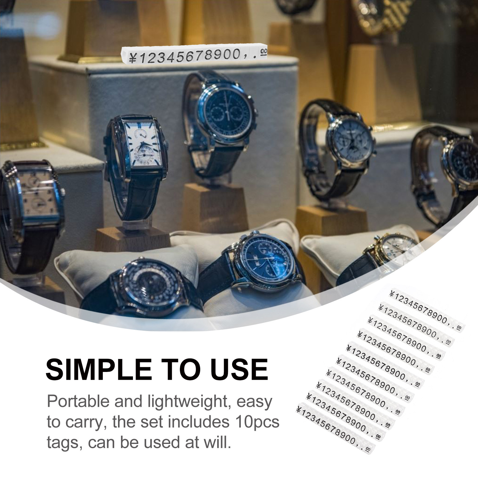 10Pcs Premium Plastic Jewelry  - Jewelry Stores With Watches 评论和价格
