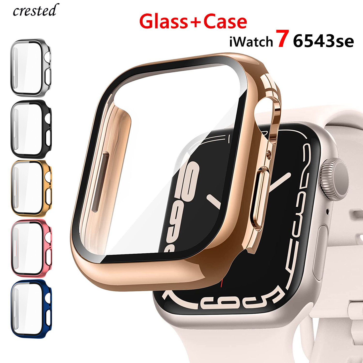Glass+cover For Apple Watch Ca - Jewelry Smart Watches 评论和价格