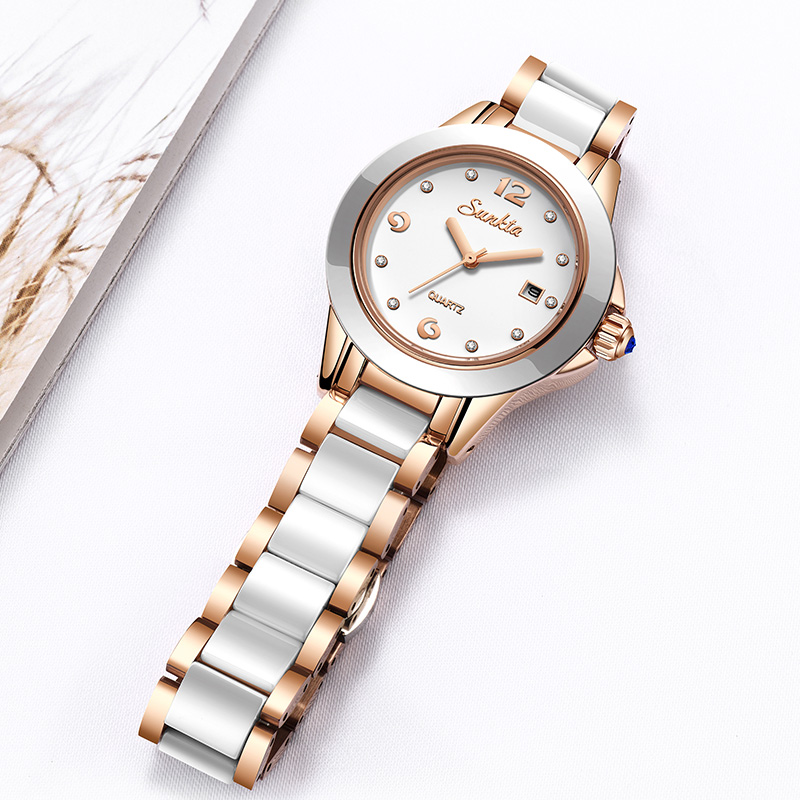 Sunkta Fashion Casual Quartz W - Jewelry Diamond Watches 评论和价格