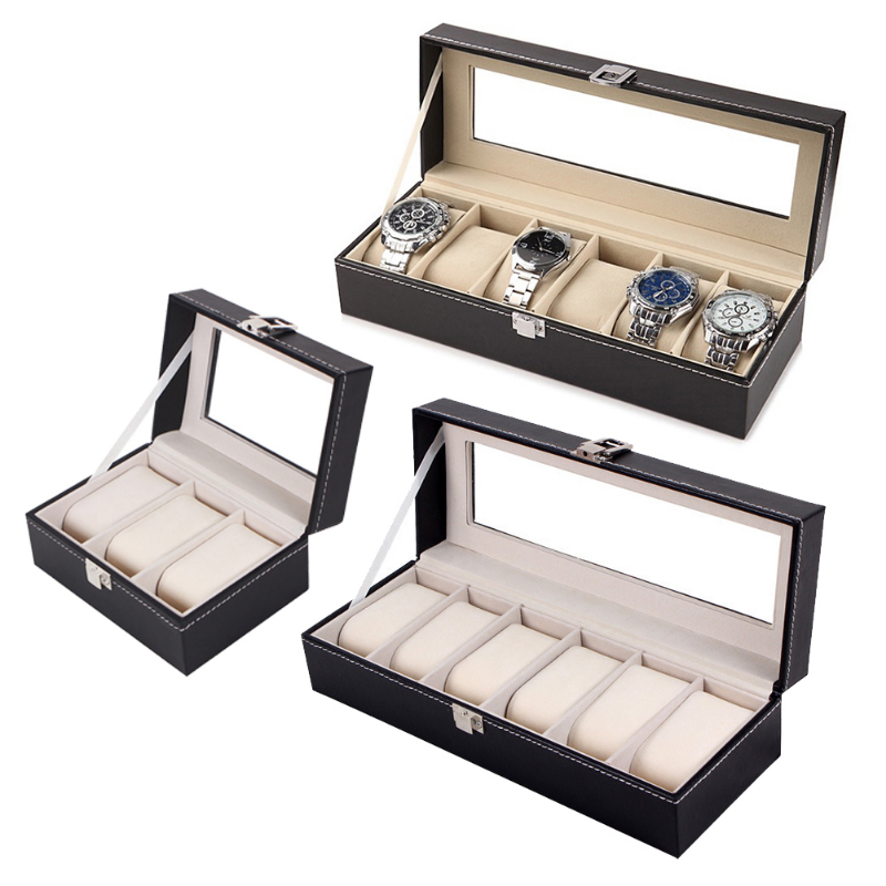 PU Leather Watch Box Organizer - Best Jewelry Watches 评论和价格