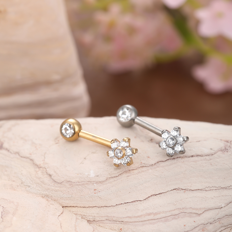 1PC Titanium Christina Vertica - Christina Jewelry & Watches Marguerite Ørestik Forgyldt Sølv 评论和价格