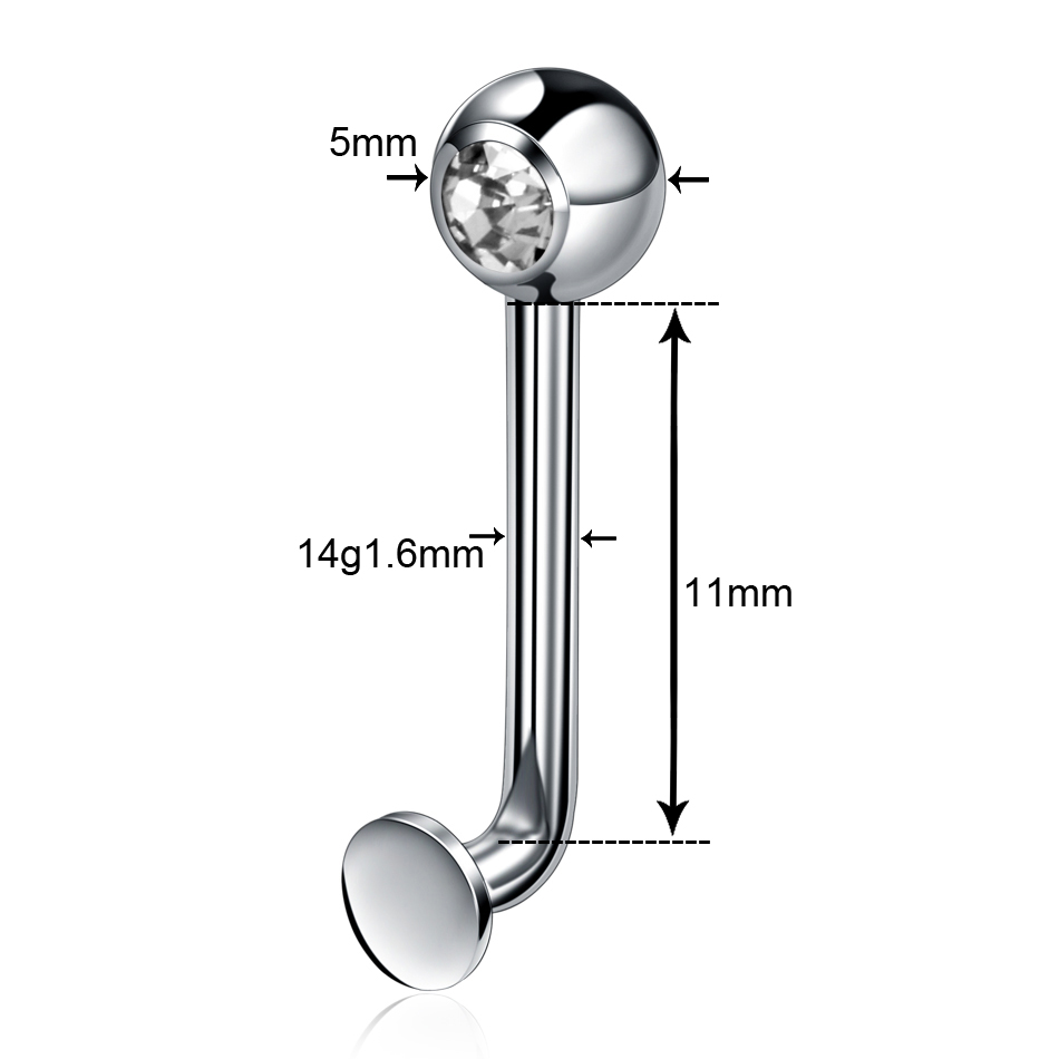 1PC ASTM F136 Titanium Christi - Christina Jewelry & Watches Marguerite Ørestik Forgyldt Sølv 评论和价格