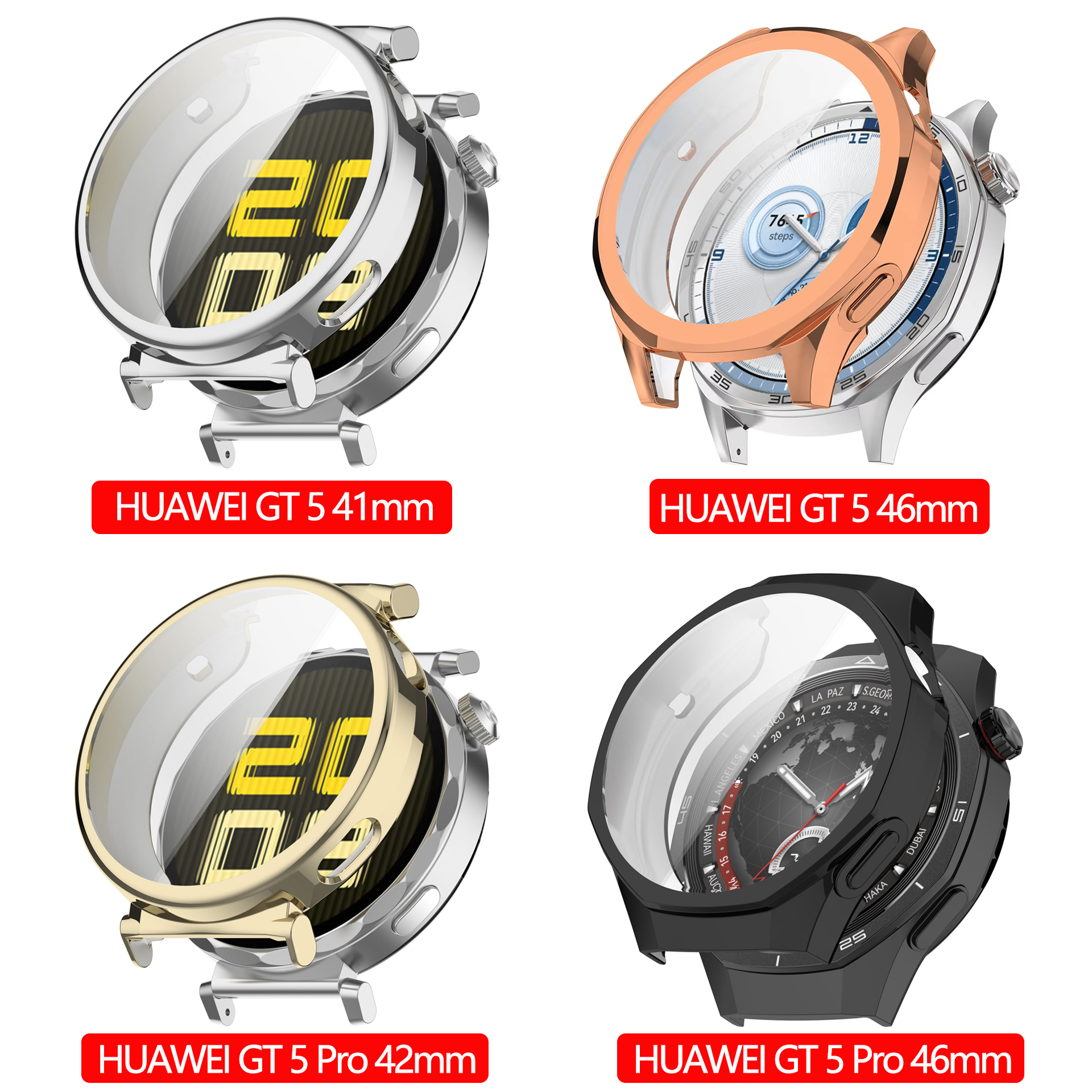 Case For HUAWEI Watch GT 5/5 P - Jewelry Smart Watches 评论和价格