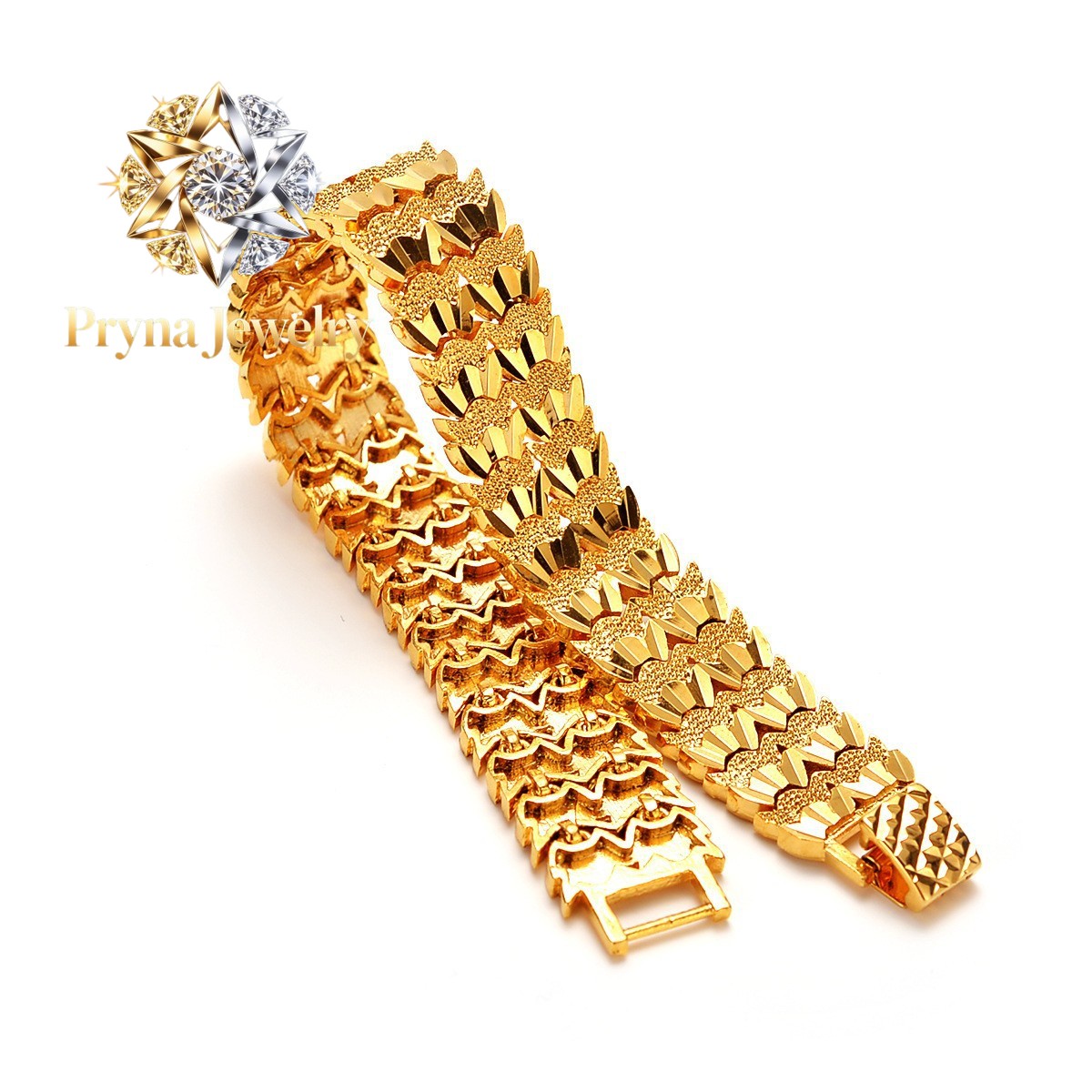 Pryna Jewelry  24K Gold Men's  - Jewelry Watches Brands 评论和价格