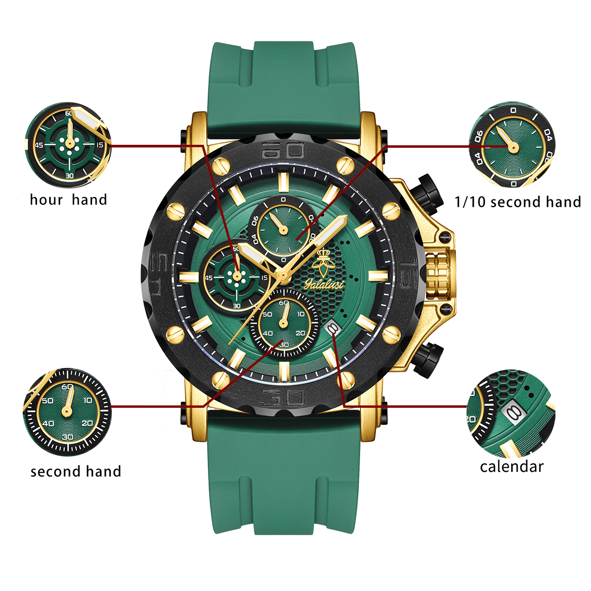 YaLaLuSi Brand 1 Quartz Watch  - Jewelry Watches Brands 评论和价格