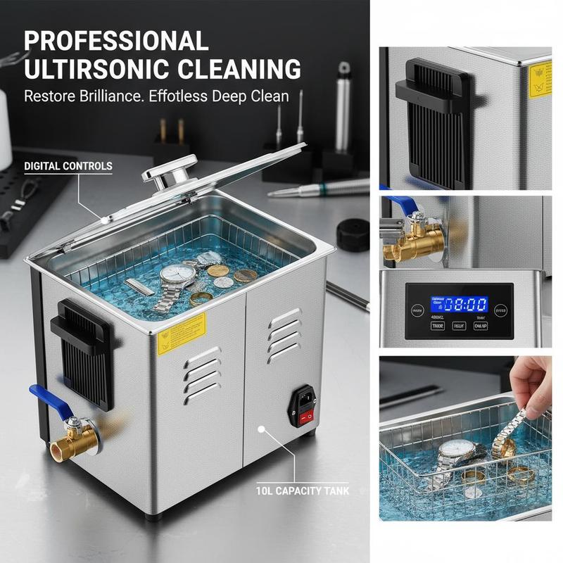 10L Ultrasonic Cavitation Devi - Jewelry Stores With Watches 评论和价格