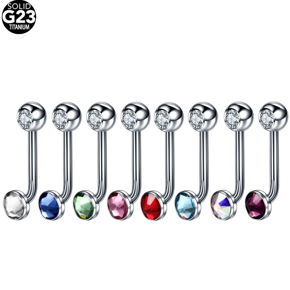1PC G23 Titanium Crystal Chris - Christina Jewelry & Watches Marguerite Ørestik Forgyldt Sølv 评论和价格