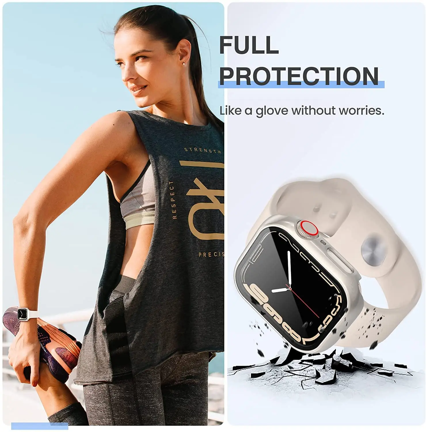 3 Pack Tempered Glass Cover fo - Jewelry Smart Watches 评论和价格