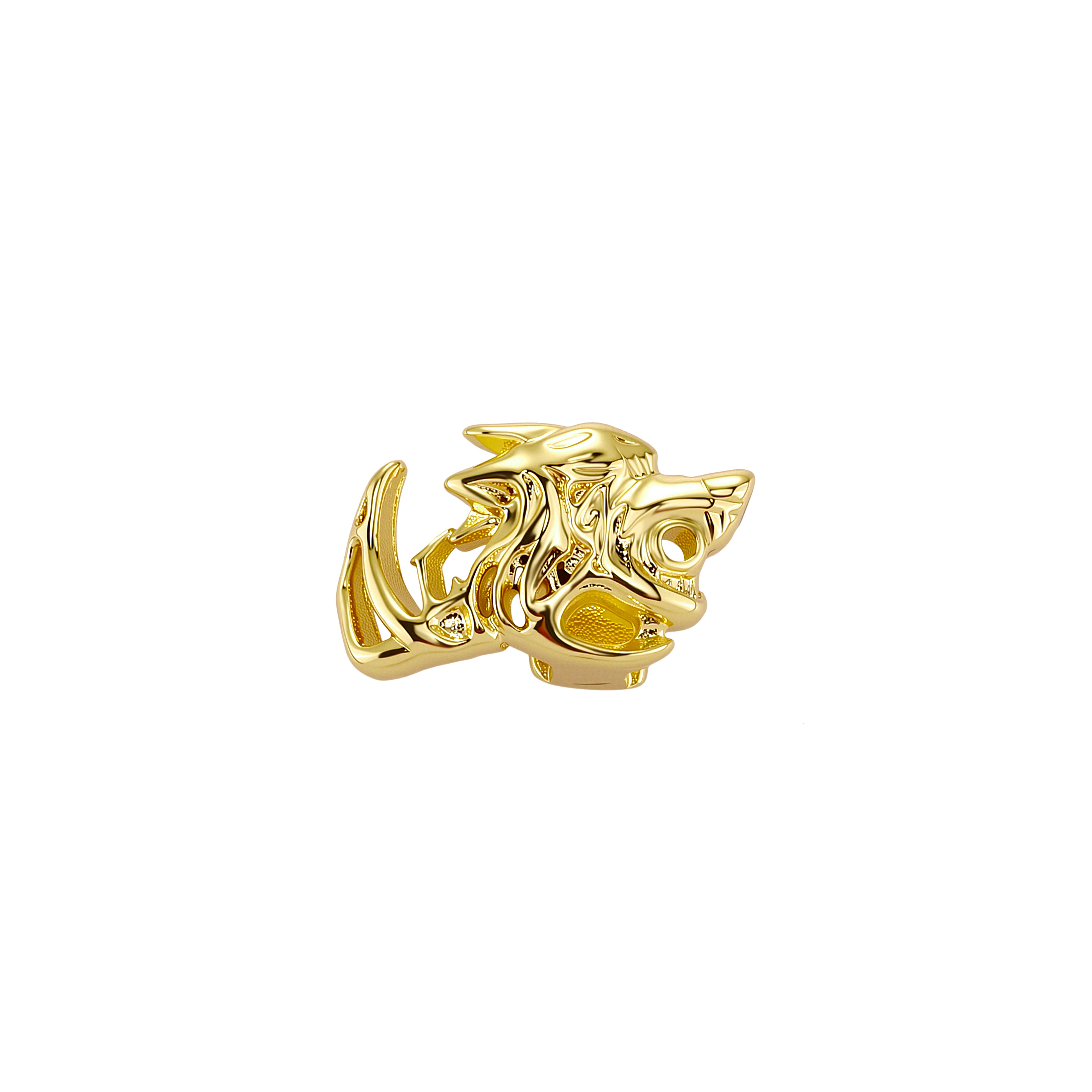 GUCY Viking Wolf Head Hip Hop  - Wolf Jewelry & Watches Tampa 评论和价格