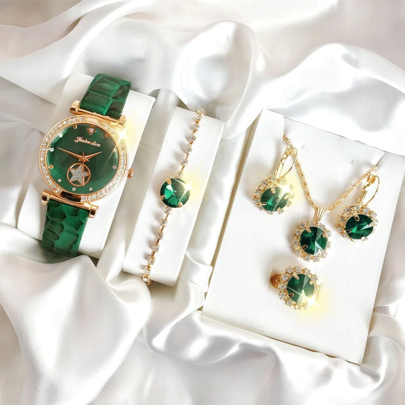 6-piece women's round quartz w - Jewelry Diamond Watches 评论和价格