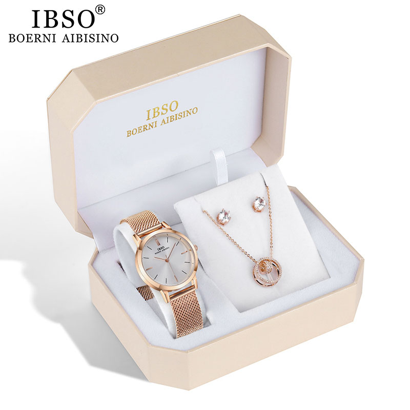 IBSO Brand Women Rose Gold Wat - Jewelry Watches Brands 评论和价格