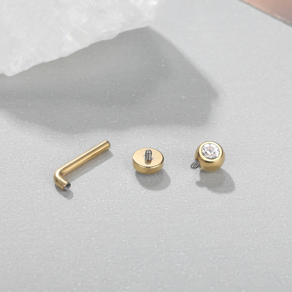 1PC G23 Titanium Christina Ver - Christina Jewelry & Watches Marguerite Ørestik Forgyldt Sølv 评论和价格