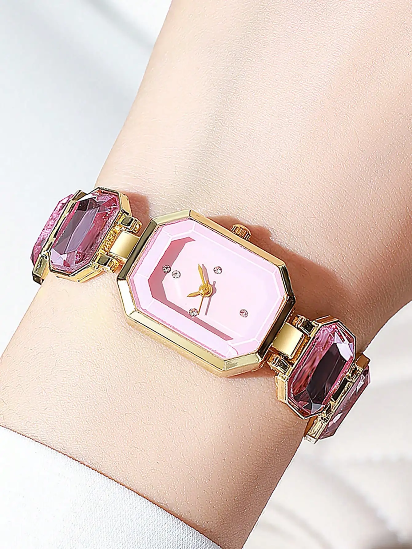 Women Square Watch Luxury Stai - Jewelry Diamond Watches 评论和价格