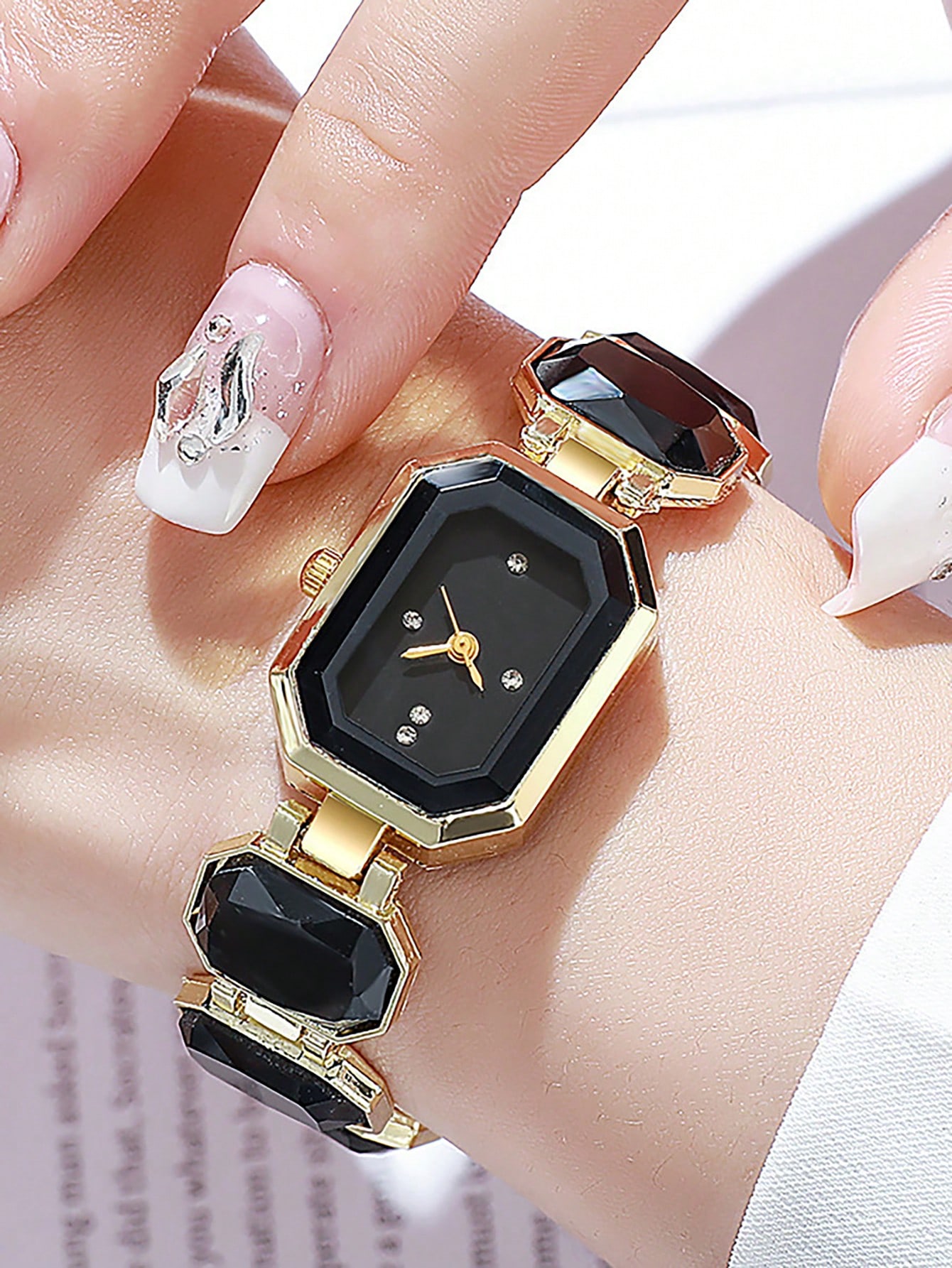 Women Square Watch Luxury Stai - Jewelry Diamond Watches 评论和价格