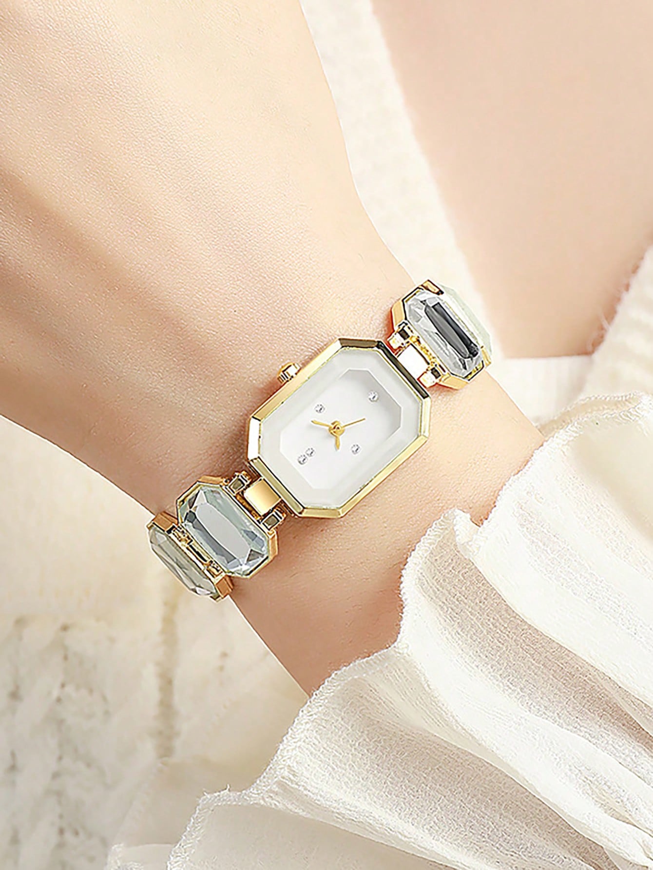 Women Square Watch Luxury Stai - Jewelry Diamond Watches 评论和价格