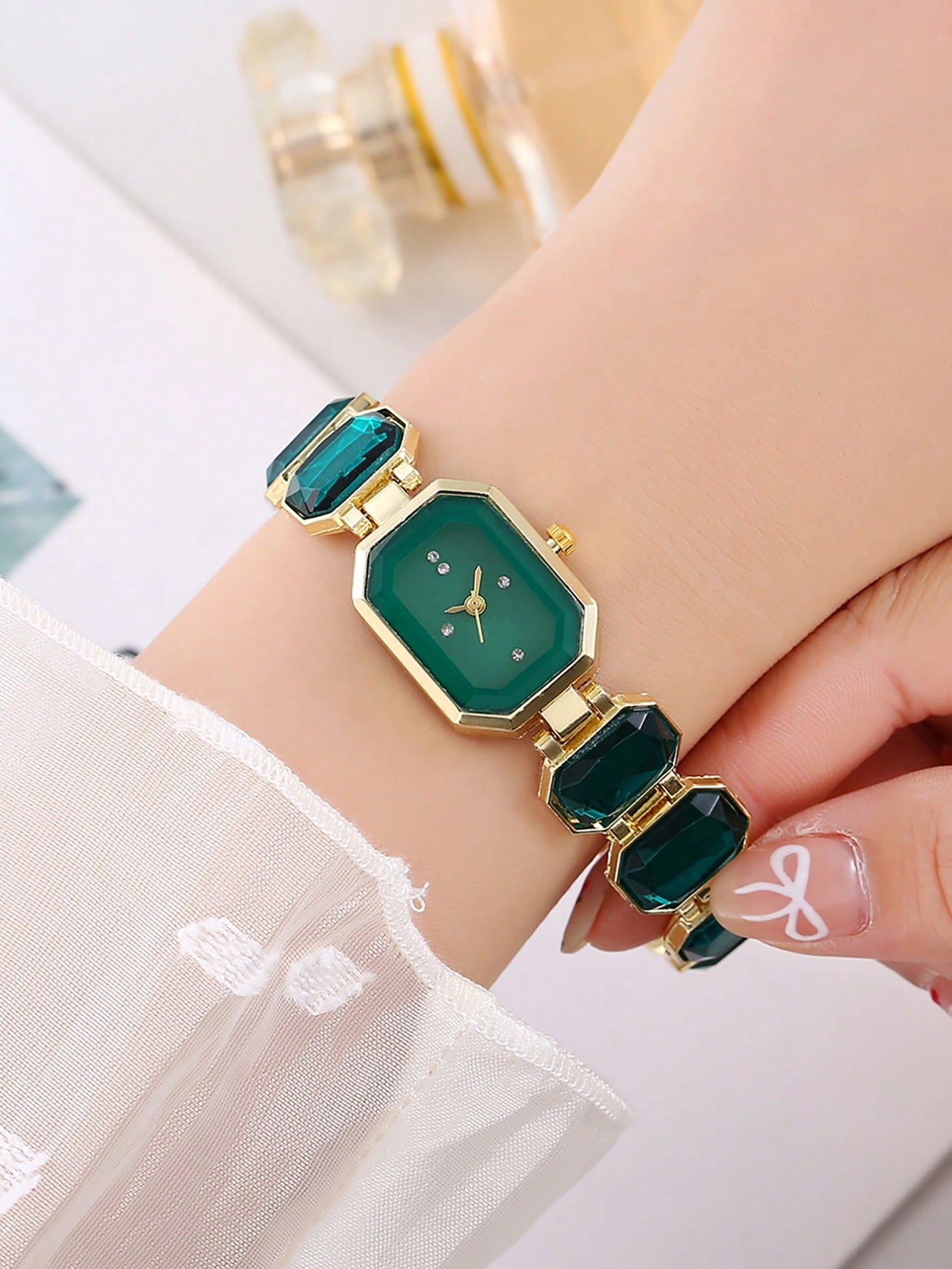 Women Square Watch Luxury Stai - Jewelry Diamond Watches 评论和价格