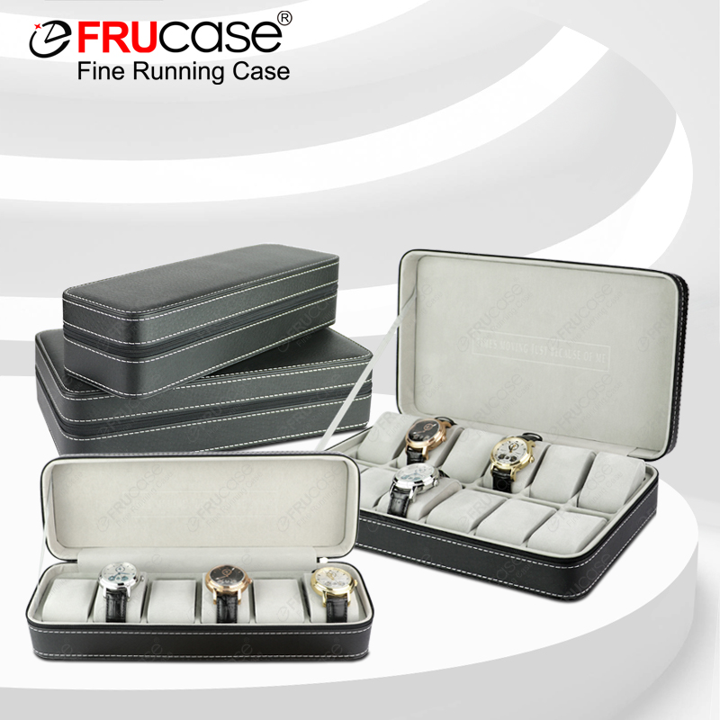 FRUCASE Black Watch Box 6/12 G - Best Jewelry Watches 评论和价格
